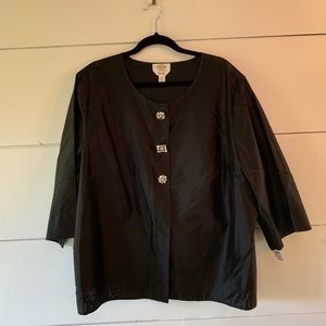 NWT Talbots Woman 22W Pure Silk Blouse